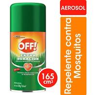 Repelente OFF AEROSOL VERDE 165