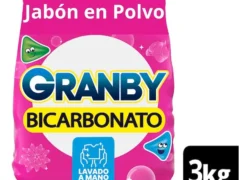 Jabón En Polvo Granby Bicarbonato Lavado A Mano De Rosas 3kg