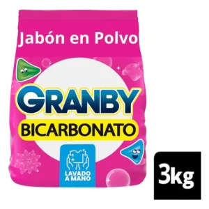Jabón En Polvo Granby Bicarbonato Lavado A Mano De Rosas 3kg